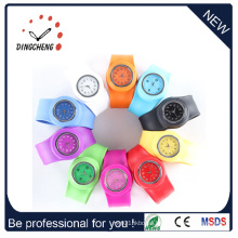 OEM Candy Color Silicone Rubber Mirror Watches (DC-1357)